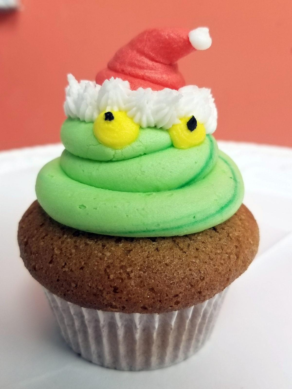 Grinch Cupcake