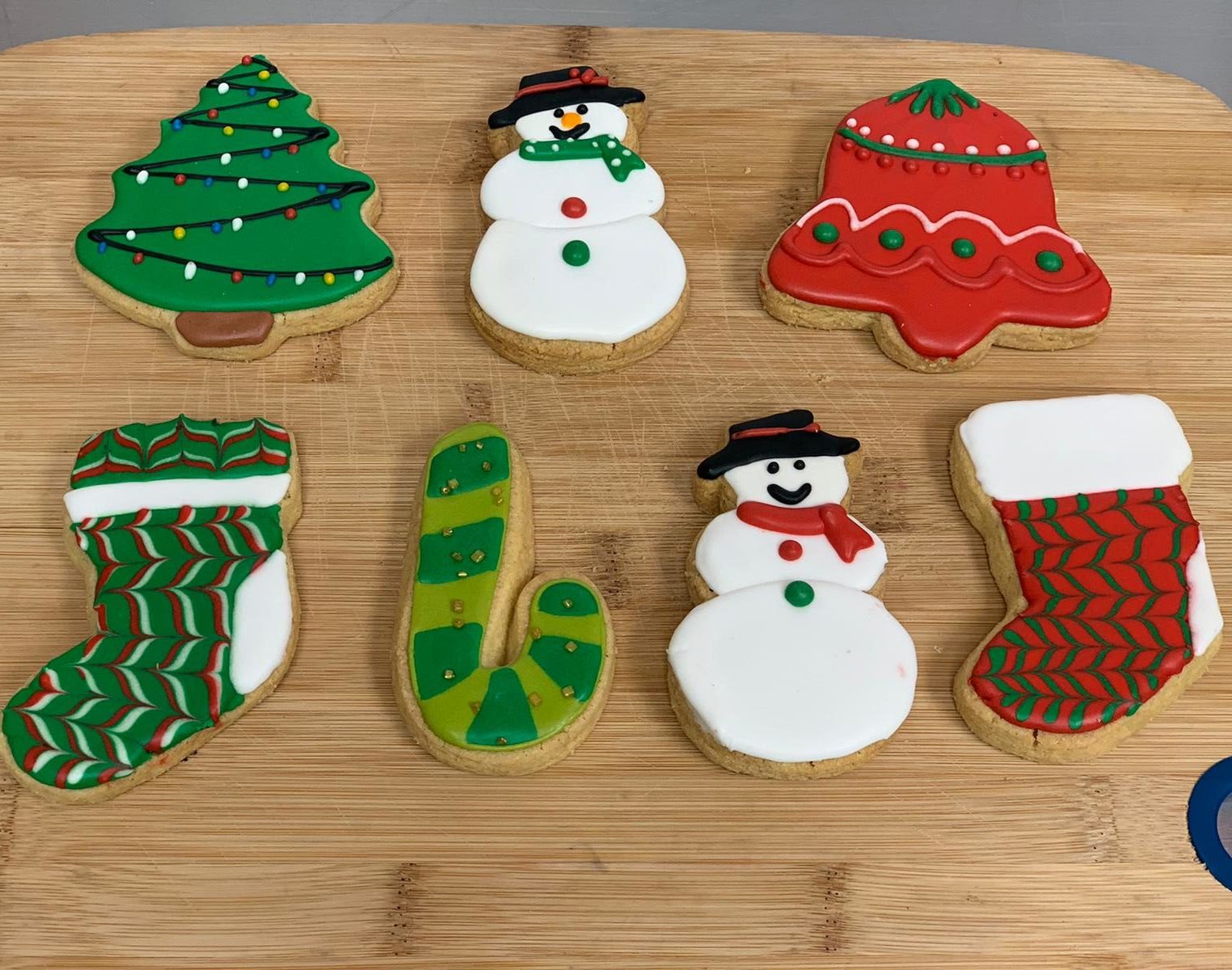 Bright and Festive Decorated Sugar Cookies